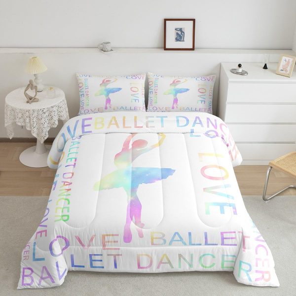 Cute Mermaid Comforter Set Twin Size,Kawaii Unicorn Duvet Insert for Kid Teen Boys Girls Room Decor,Cartoon Rainbow Stars Quilted Duvet,Fairy Tale Theme Quilt Cover with 1 Pillowcase - Image 33