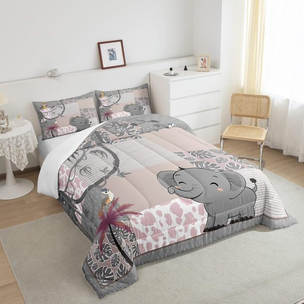 Cute Mermaid Comforter Set Twin Size,Kawaii Unicorn Duvet Insert for Kid Teen Boys Girls Room Decor,Cartoon Rainbow Stars Quilted Duvet,Fairy Tale Theme Quilt Cover with 1 Pillowcase - Image 57