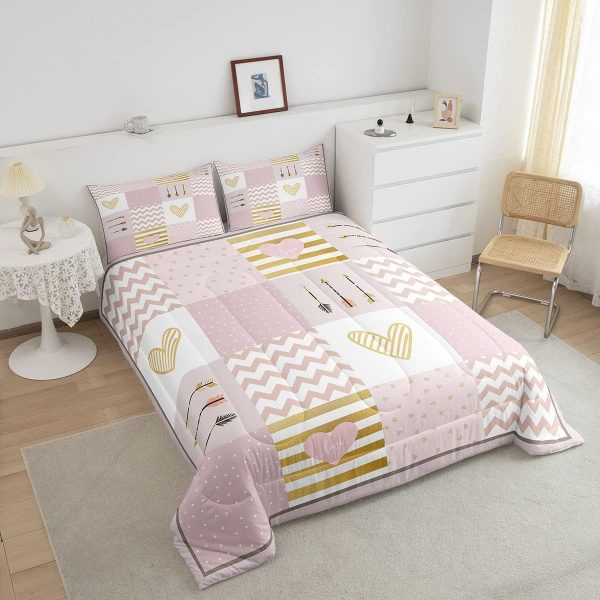 Cute Mermaid Comforter Set Twin Size,Kawaii Unicorn Duvet Insert for Kid Teen Boys Girls Room Decor,Cartoon Rainbow Stars Quilted Duvet,Fairy Tale Theme Quilt Cover with 1 Pillowcase - Image 97