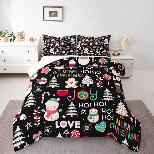 Cute Mermaid Comforter Set Twin Size,Kawaii Unicorn Duvet Insert for Kid Teen Boys Girls Room Decor,Cartoon Rainbow Stars Quilted Duvet,Fairy Tale Theme Quilt Cover with 1 Pillowcase - Image 114