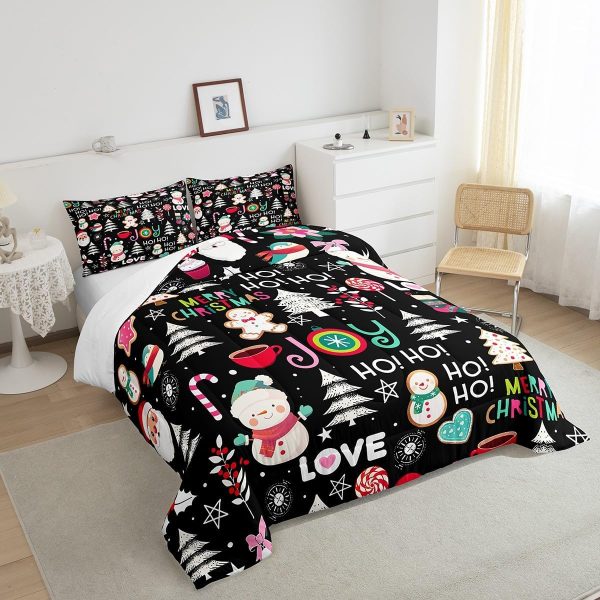 Cute Mermaid Comforter Set Twin Size,Kawaii Unicorn Duvet Insert for Kid Teen Boys Girls Room Decor,Cartoon Rainbow Stars Quilted Duvet,Fairy Tale Theme Quilt Cover with 1 Pillowcase - Image 117