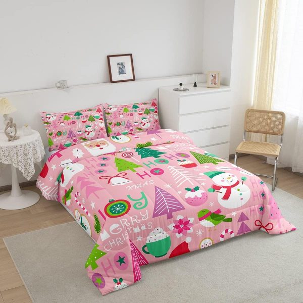 Cute Mermaid Comforter Set Twin Size,Kawaii Unicorn Duvet Insert for Kid Teen Boys Girls Room Decor,Cartoon Rainbow Stars Quilted Duvet,Fairy Tale Theme Quilt Cover with 1 Pillowcase - Image 131