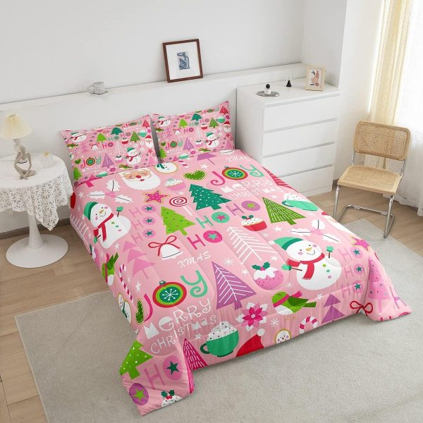 Cute Mermaid Comforter Set Twin Size,Kawaii Unicorn Duvet Insert for Kid Teen Boys Girls Room Decor,Cartoon Rainbow Stars Quilted Duvet,Fairy Tale Theme Quilt Cover with 1 Pillowcase - Image 132