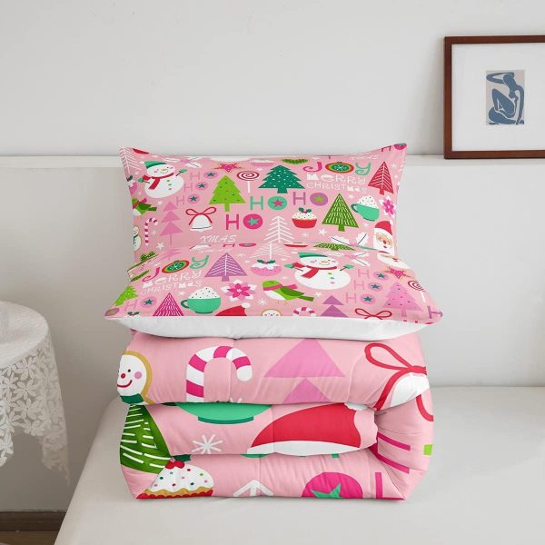 Cute Mermaid Comforter Set Twin Size,Kawaii Unicorn Duvet Insert for Kid Teen Boys Girls Room Decor,Cartoon Rainbow Stars Quilted Duvet,Fairy Tale Theme Quilt Cover with 1 Pillowcase - Image 133
