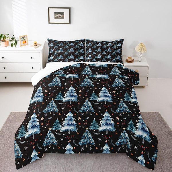 Cute Mermaid Comforter Set Twin Size,Kawaii Unicorn Duvet Insert for Kid Teen Boys Girls Room Decor,Cartoon Rainbow Stars Quilted Duvet,Fairy Tale Theme Quilt Cover with 1 Pillowcase - Image 149