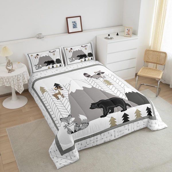 Boys Gamepad King Size Comforter Set Kids Honeycomb Geometry Decor All Season Bedding Set for Girls Teens Reversible Gaming Video Games Comforter Green and Blue Decor Quilt Set Bedroom Collection 3Pcs - Image 19