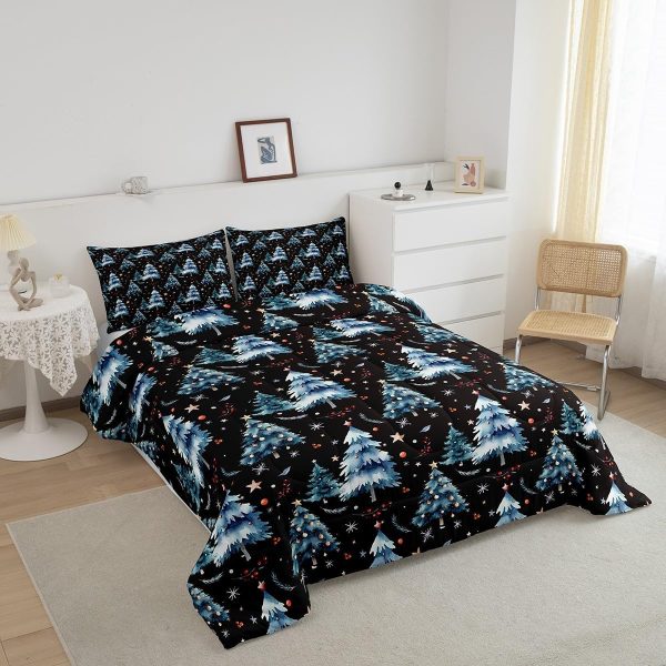 Cute Mermaid Comforter Set Twin Size,Kawaii Unicorn Duvet Insert for Kid Teen Boys Girls Room Decor,Cartoon Rainbow Stars Quilted Duvet,Fairy Tale Theme Quilt Cover with 1 Pillowcase - Image 150