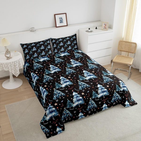 Cute Mermaid Comforter Set Twin Size,Kawaii Unicorn Duvet Insert for Kid Teen Boys Girls Room Decor,Cartoon Rainbow Stars Quilted Duvet,Fairy Tale Theme Quilt Cover with 1 Pillowcase - Image 151