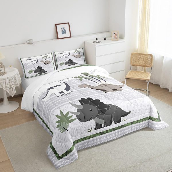 Boys Gamepad King Size Comforter Set Kids Honeycomb Geometry Decor All Season Bedding Set for Girls Teens Reversible Gaming Video Games Comforter Green and Blue Decor Quilt Set Bedroom Collection 3Pcs - Image 31