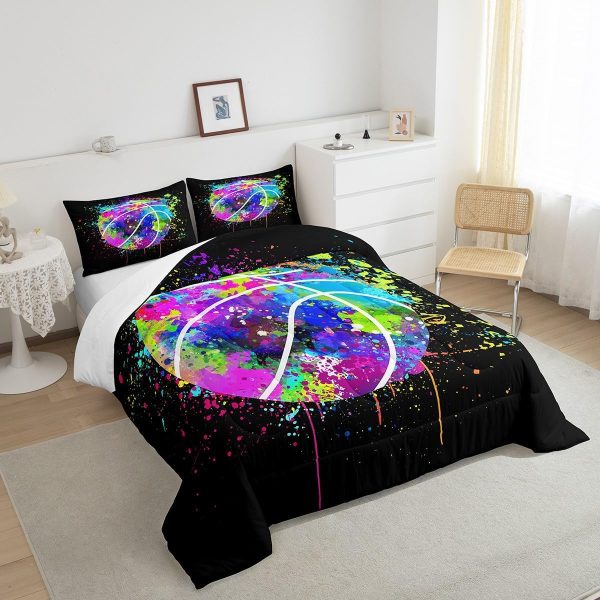 Boys Gamepad King Size Comforter Set Kids Honeycomb Geometry Decor All Season Bedding Set for Girls Teens Reversible Gaming Video Games Comforter Green and Blue Decor Quilt Set Bedroom Collection 3Pcs - Image 38