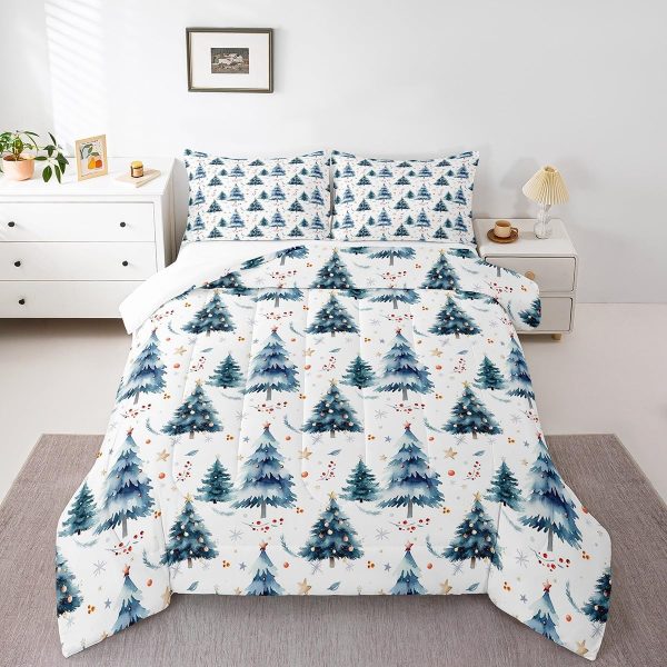 Cute Mermaid Comforter Set Twin Size,Kawaii Unicorn Duvet Insert for Kid Teen Boys Girls Room Decor,Cartoon Rainbow Stars Quilted Duvet,Fairy Tale Theme Quilt Cover with 1 Pillowcase - Image 174