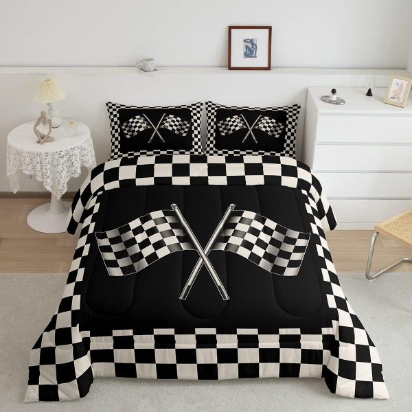 Boys Gamepad King Size Comforter Set Kids Honeycomb Geometry Decor All Season Bedding Set for Girls Teens Reversible Gaming Video Games Comforter Green and Blue Decor Quilt Set Bedroom Collection 3Pcs - Image 52