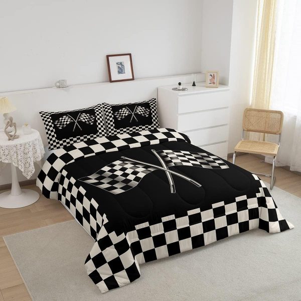 Boys Gamepad King Size Comforter Set Kids Honeycomb Geometry Decor All Season Bedding Set for Girls Teens Reversible Gaming Video Games Comforter Green and Blue Decor Quilt Set Bedroom Collection 3Pcs - Image 54
