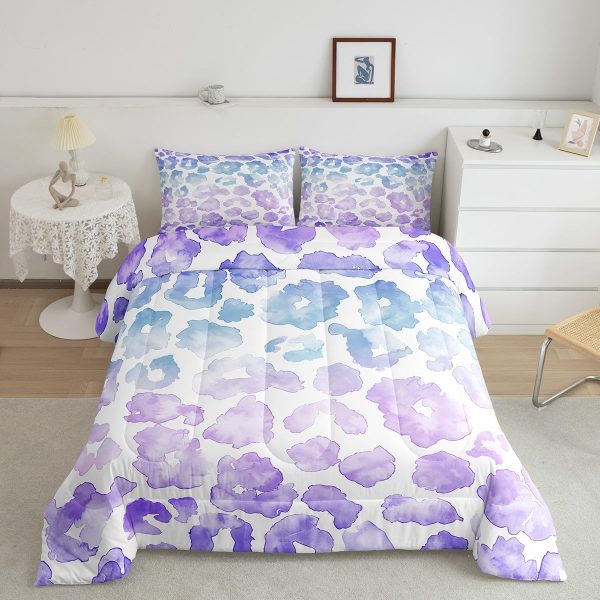 Cute Mermaid Comforter Set Twin Size,Kawaii Unicorn Duvet Insert for Kid Teen Boys Girls Room Decor,Cartoon Rainbow Stars Quilted Duvet,Fairy Tale Theme Quilt Cover with 1 Pillowcase - Image 184