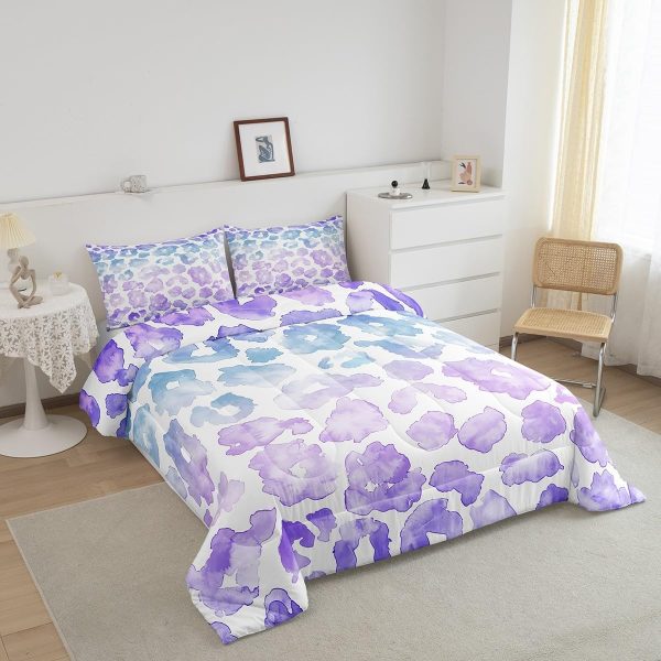 Cute Mermaid Comforter Set Twin Size,Kawaii Unicorn Duvet Insert for Kid Teen Boys Girls Room Decor,Cartoon Rainbow Stars Quilted Duvet,Fairy Tale Theme Quilt Cover with 1 Pillowcase - Image 185
