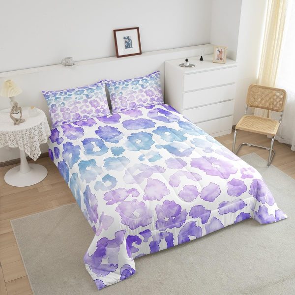 Cute Mermaid Comforter Set Twin Size,Kawaii Unicorn Duvet Insert for Kid Teen Boys Girls Room Decor,Cartoon Rainbow Stars Quilted Duvet,Fairy Tale Theme Quilt Cover with 1 Pillowcase - Image 186