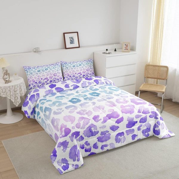 Cute Mermaid Comforter Set Twin Size,Kawaii Unicorn Duvet Insert for Kid Teen Boys Girls Room Decor,Cartoon Rainbow Stars Quilted Duvet,Fairy Tale Theme Quilt Cover with 1 Pillowcase - Image 191