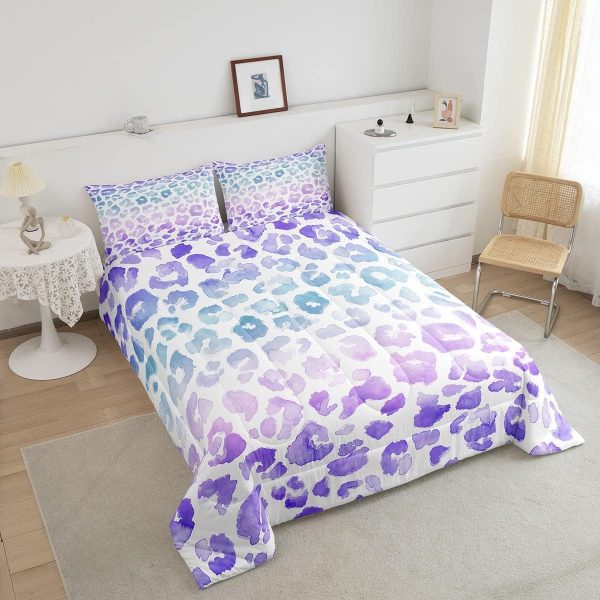 Cute Mermaid Comforter Set Twin Size,Kawaii Unicorn Duvet Insert for Kid Teen Boys Girls Room Decor,Cartoon Rainbow Stars Quilted Duvet,Fairy Tale Theme Quilt Cover with 1 Pillowcase - Image 192
