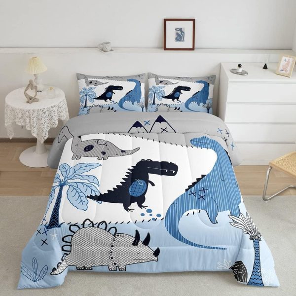 Boys Gamepad King Size Comforter Set Kids Honeycomb Geometry Decor All Season Bedding Set for Girls Teens Reversible Gaming Video Games Comforter Green and Blue Decor Quilt Set Bedroom Collection 3Pcs - Image 70