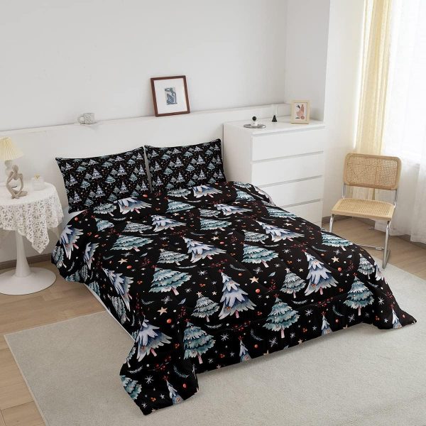 Cute Mermaid Comforter Set Twin Size,Kawaii Unicorn Duvet Insert for Kid Teen Boys Girls Room Decor,Cartoon Rainbow Stars Quilted Duvet,Fairy Tale Theme Quilt Cover with 1 Pillowcase - Image 196