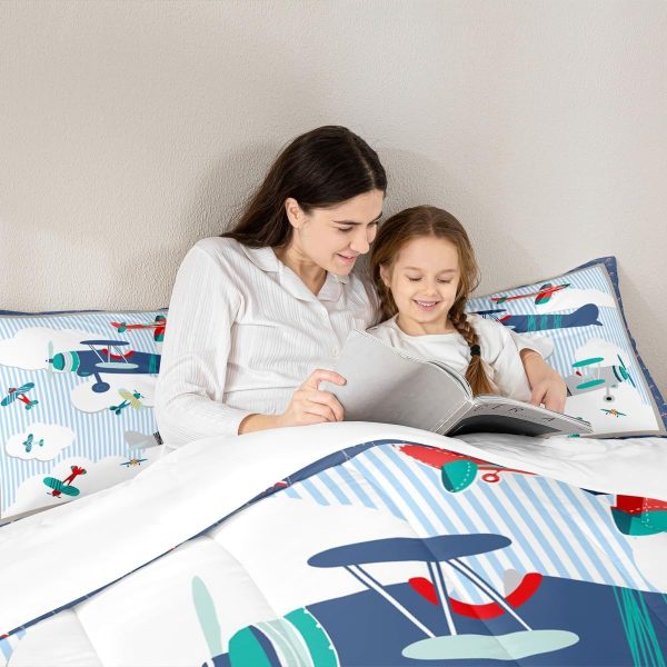 Boys Gamepad King Size Comforter Set Kids Honeycomb Geometry Decor All Season Bedding Set for Girls Teens Reversible Gaming Video Games Comforter Green and Blue Decor Quilt Set Bedroom Collection 3Pcs - Image 77