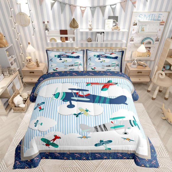 Boys Gamepad King Size Comforter Set Kids Honeycomb Geometry Decor All Season Bedding Set for Girls Teens Reversible Gaming Video Games Comforter Green and Blue Decor Quilt Set Bedroom Collection 3Pcs - Image 78