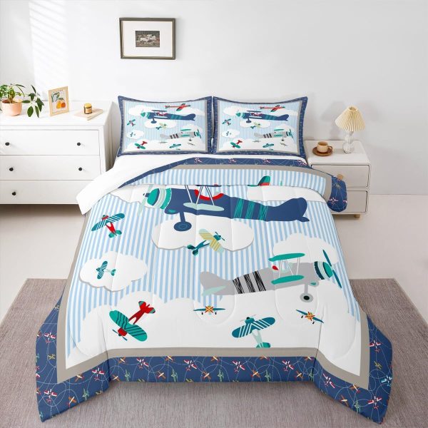 Boys Gamepad King Size Comforter Set Kids Honeycomb Geometry Decor All Season Bedding Set for Girls Teens Reversible Gaming Video Games Comforter Green and Blue Decor Quilt Set Bedroom Collection 3Pcs - Image 80