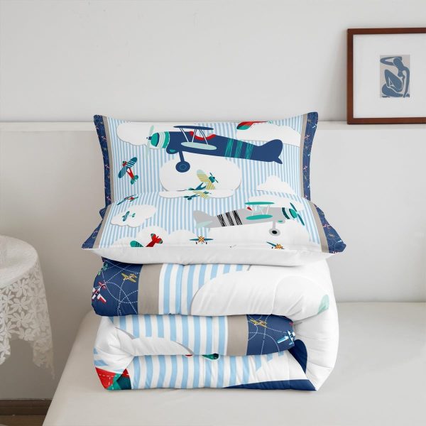 Boys Gamepad King Size Comforter Set Kids Honeycomb Geometry Decor All Season Bedding Set for Girls Teens Reversible Gaming Video Games Comforter Green and Blue Decor Quilt Set Bedroom Collection 3Pcs - Image 81