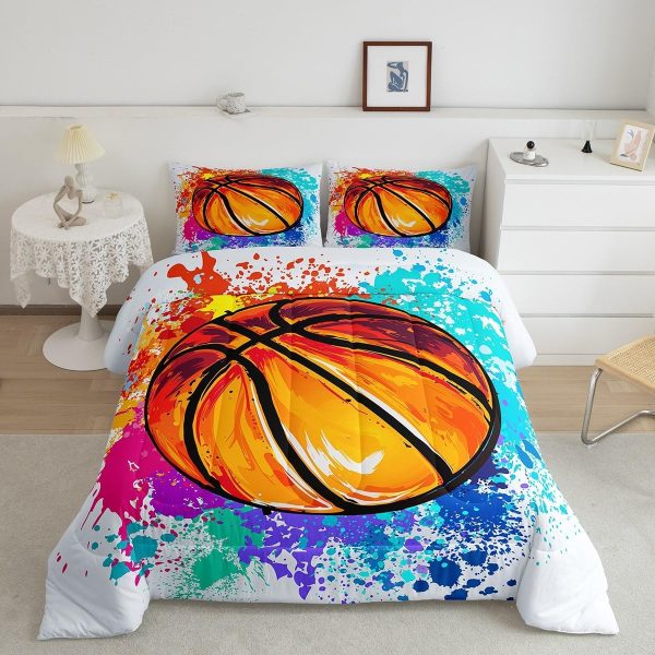 Boys Gamepad King Size Comforter Set Kids Honeycomb Geometry Decor All Season Bedding Set for Girls Teens Reversible Gaming Video Games Comforter Green and Blue Decor Quilt Set Bedroom Collection 3Pcs - Image 118
