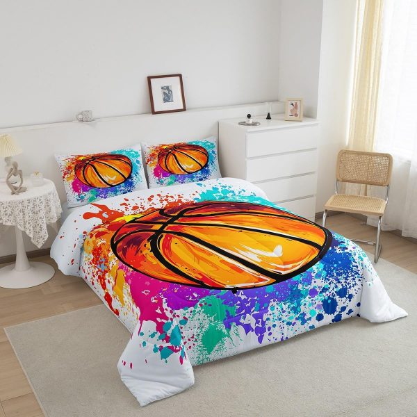 Boys Gamepad King Size Comforter Set Kids Honeycomb Geometry Decor All Season Bedding Set for Girls Teens Reversible Gaming Video Games Comforter Green and Blue Decor Quilt Set Bedroom Collection 3Pcs - Image 119