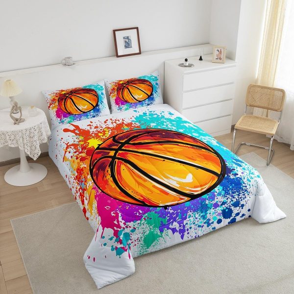 Boys Gamepad King Size Comforter Set Kids Honeycomb Geometry Decor All Season Bedding Set for Girls Teens Reversible Gaming Video Games Comforter Green and Blue Decor Quilt Set Bedroom Collection 3Pcs - Image 120