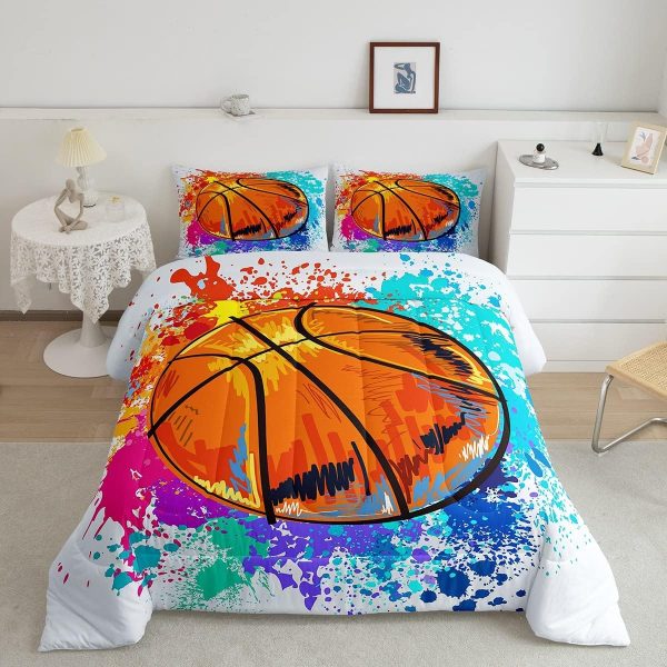 Boys Gamepad King Size Comforter Set Kids Honeycomb Geometry Decor All Season Bedding Set for Girls Teens Reversible Gaming Video Games Comforter Green and Blue Decor Quilt Set Bedroom Collection 3Pcs - Image 123