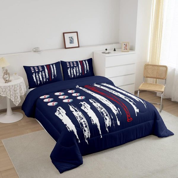 Boys Gamepad King Size Comforter Set Kids Honeycomb Geometry Decor All Season Bedding Set for Girls Teens Reversible Gaming Video Games Comforter Green and Blue Decor Quilt Set Bedroom Collection 3Pcs - Image 149