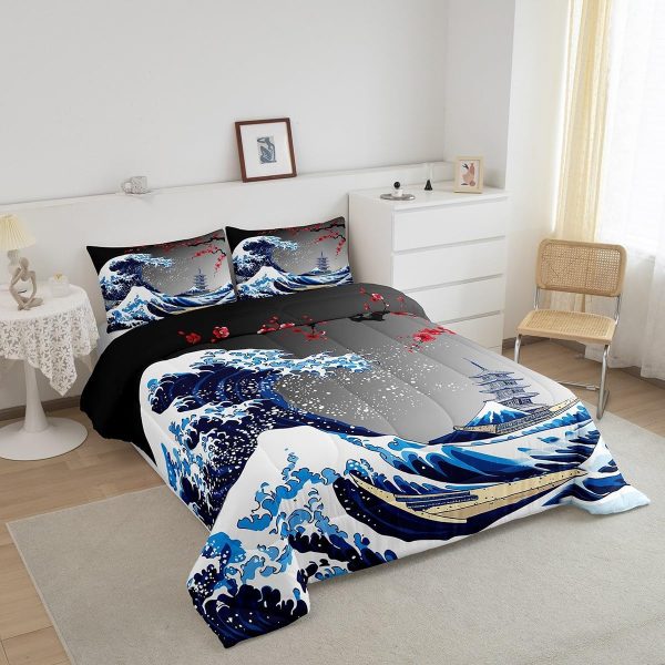 Cute Dragon Comforter Set Twin Size Mushroom Floral Butterfly Bedding Set Bedroom Decor for Kids Boys Girls Fantasy Purple Orange Wings Dragon All Season Blanket Gift Dragons Lover Son Birthday,2Pcs - Image 25