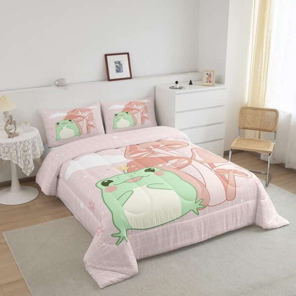 Boys Gamepad King Size Comforter Set Kids Honeycomb Geometry Decor All Season Bedding Set for Girls Teens Reversible Gaming Video Games Comforter Green and Blue Decor Quilt Set Bedroom Collection 3Pcs - Image 172