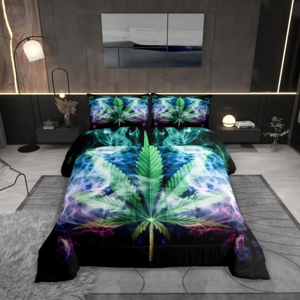 Cute Dragon Comforter Set Twin Size Mushroom Floral Butterfly Bedding Set Bedroom Decor for Kids Boys Girls Fantasy Purple Orange Wings Dragon All Season Blanket Gift Dragons Lover Son Birthday,2Pcs - Image 58