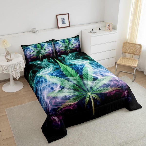 Cute Dragon Comforter Set Twin Size Mushroom Floral Butterfly Bedding Set Bedroom Decor for Kids Boys Girls Fantasy Purple Orange Wings Dragon All Season Blanket Gift Dragons Lover Son Birthday,2Pcs - Image 61