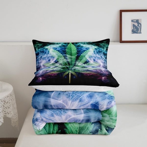 Cute Dragon Comforter Set Twin Size Mushroom Floral Butterfly Bedding Set Bedroom Decor for Kids Boys Girls Fantasy Purple Orange Wings Dragon All Season Blanket Gift Dragons Lover Son Birthday,2Pcs - Image 62