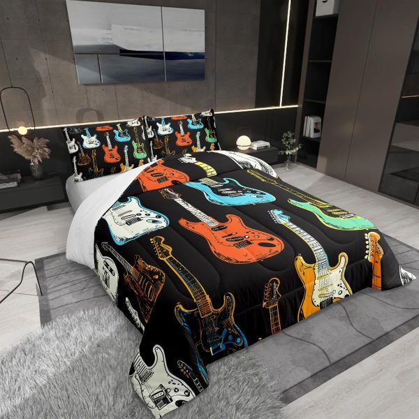Cute Dragon Comforter Set Twin Size Mushroom Floral Butterfly Bedding Set Bedroom Decor for Kids Boys Girls Fantasy Purple Orange Wings Dragon All Season Blanket Gift Dragons Lover Son Birthday,2Pcs - Image 70