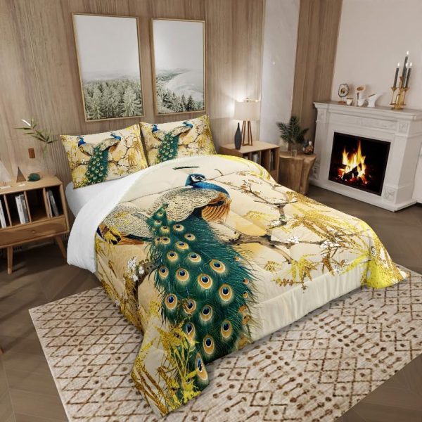 Cute Dragon Comforter Set Twin Size Mushroom Floral Butterfly Bedding Set Bedroom Decor for Kids Boys Girls Fantasy Purple Orange Wings Dragon All Season Blanket Gift Dragons Lover Son Birthday,2Pcs - Image 80