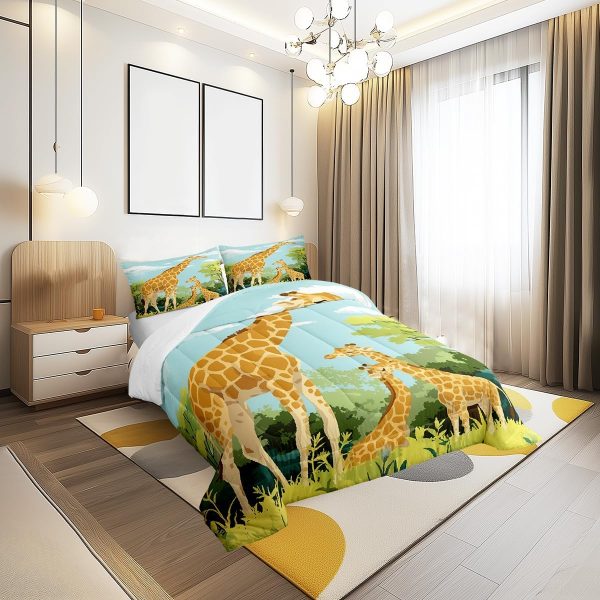 Cute Dragon Comforter Set Twin Size Mushroom Floral Butterfly Bedding Set Bedroom Decor for Kids Boys Girls Fantasy Purple Orange Wings Dragon All Season Blanket Gift Dragons Lover Son Birthday,2Pcs - Image 85