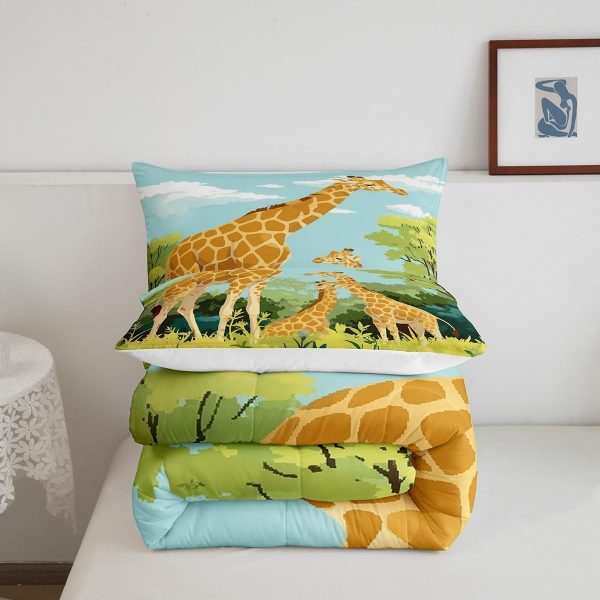 Cute Dragon Comforter Set Twin Size Mushroom Floral Butterfly Bedding Set Bedroom Decor for Kids Boys Girls Fantasy Purple Orange Wings Dragon All Season Blanket Gift Dragons Lover Son Birthday,2Pcs - Image 88