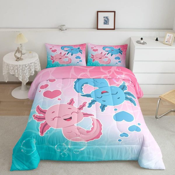 Castle Fairy African American Black Girl Comforter Set Twin Size,Pink Black Princess Girls Bedding Set,Cute Glitter Kids Quilt Set Teens Flower Star Colorful Dots Reversible Print Duvet Insert 2Pcs - Image 15