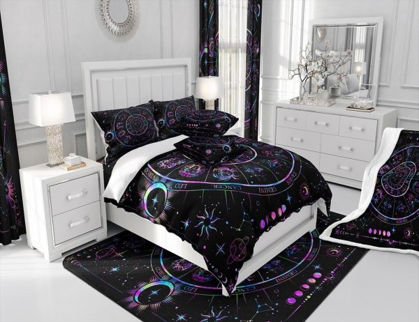 Castle Fairy African American Black Girl Comforter Set Twin Size,Pink Black Princess Girls Bedding Set,Cute Glitter Kids Quilt Set Teens Flower Star Colorful Dots Reversible Print Duvet Insert 2Pcs - Image 29