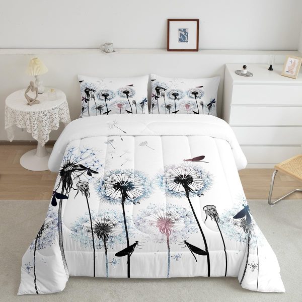 Castle Fairy African American Black Girl Comforter Set Twin Size,Pink Black Princess Girls Bedding Set,Cute Glitter Kids Quilt Set Teens Flower Star Colorful Dots Reversible Print Duvet Insert 2Pcs - Image 78