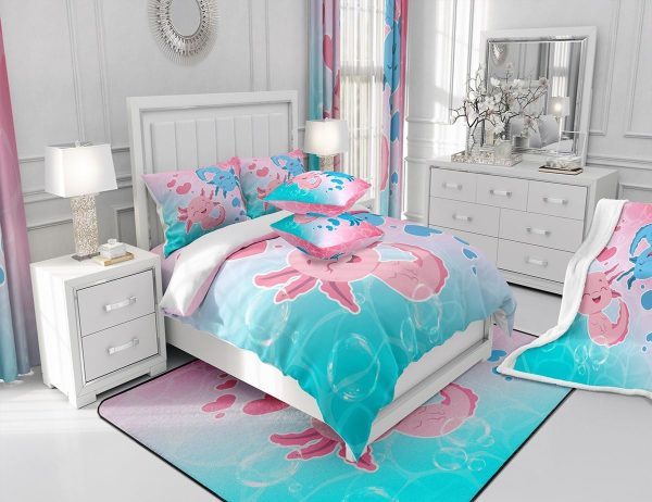 Castle Fairy African American Black Girl Comforter Set Twin Size,Pink Black Princess Girls Bedding Set,Cute Glitter Kids Quilt Set Teens Flower Star Colorful Dots Reversible Print Duvet Insert 2Pcs - Image 92