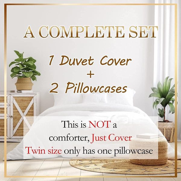 Japanese Crane Duvet Cover Set Queen Size,Gold Sun Cloud Stripes Bedding Set 3Pcs,Retro Ukiyoe Leaf Print Comforter Cover for Adult Women Men Room Decor,Wild Animals Quilt Cover,2 Pillowcases - Image 7