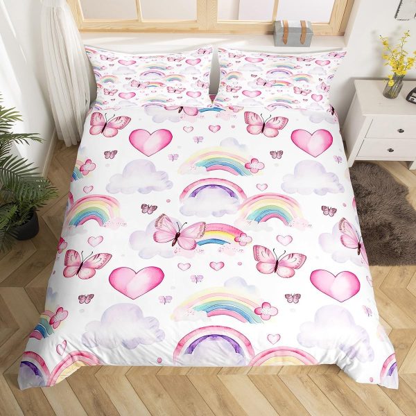 Japanese Crane Duvet Cover Set Queen Size,Gold Sun Cloud Stripes Bedding Set 3Pcs,Retro Ukiyoe Leaf Print Comforter Cover for Adult Women Men Room Decor,Wild Animals Quilt Cover,2 Pillowcases - Image 9