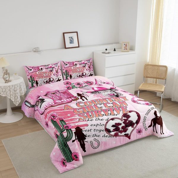 Castle Fairy African American Black Girl Comforter Set Twin Size,Pink Black Princess Girls Bedding Set,Cute Glitter Kids Quilt Set Teens Flower Star Colorful Dots Reversible Print Duvet Insert 2Pcs - Image 122
