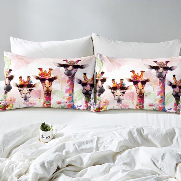 Japanese Crane Duvet Cover Set Queen Size,Gold Sun Cloud Stripes Bedding Set 3Pcs,Retro Ukiyoe Leaf Print Comforter Cover for Adult Women Men Room Decor,Wild Animals Quilt Cover,2 Pillowcases - Image 26